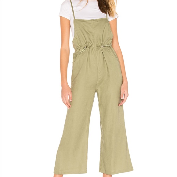 Line & Dot Pants - REVOLVE LINE & DOT BRYNN JUMPSUIT IN SAGE
